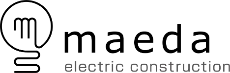 マエダ電気様のロゴ